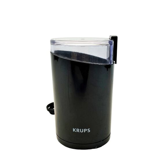Krups F203 Electric Coffee Spice Grinder Black WORKS GREAT! - Picture 1 of 3